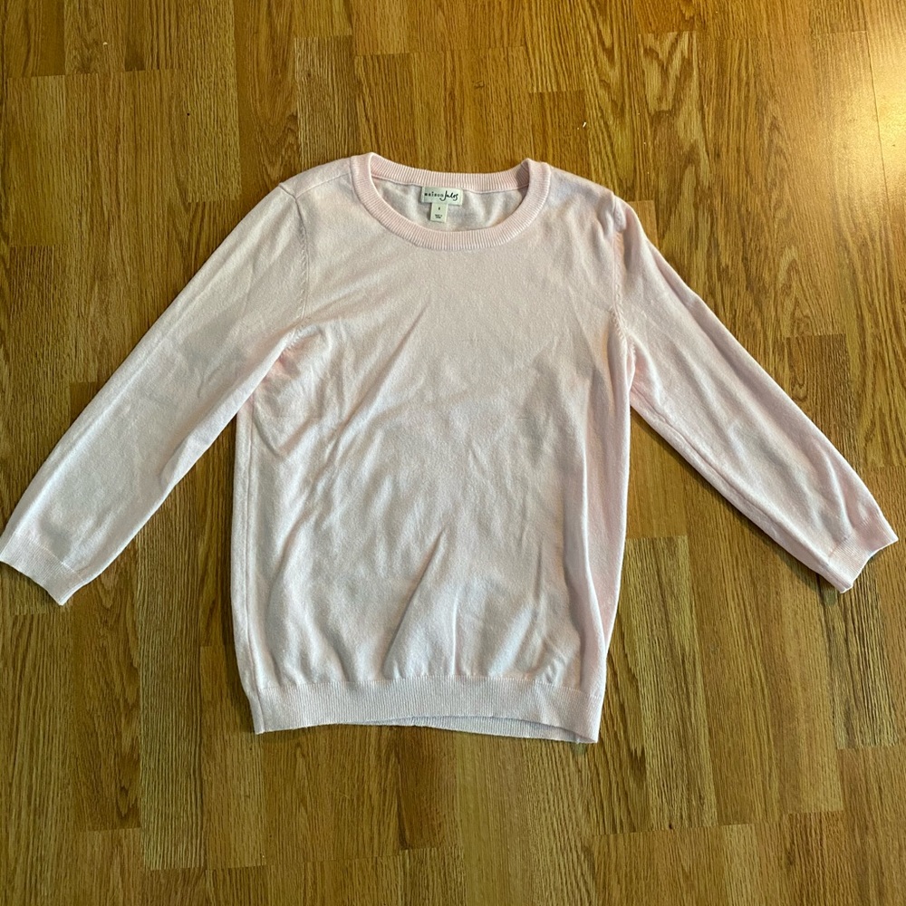 Macy’s light pink sweater